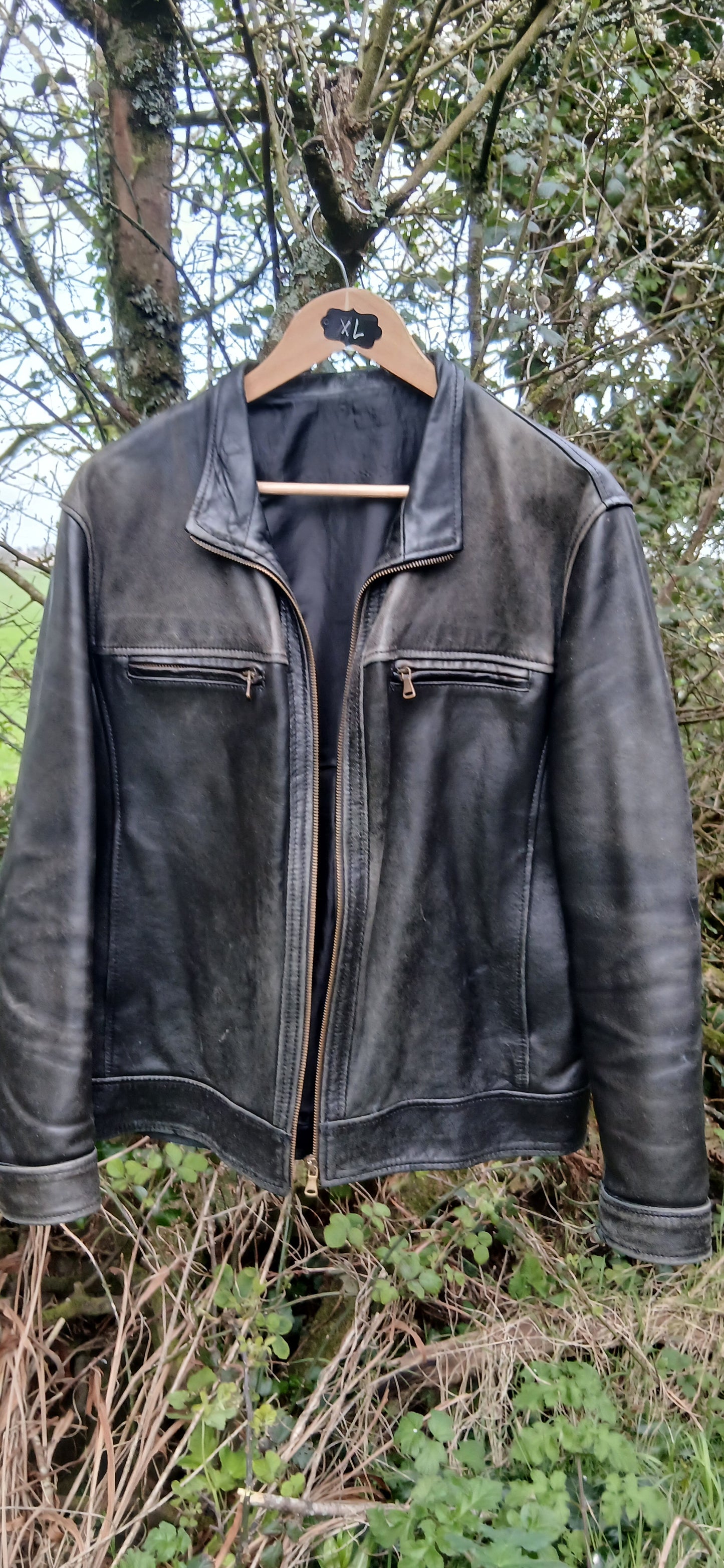 Vintage leather Jacket XL