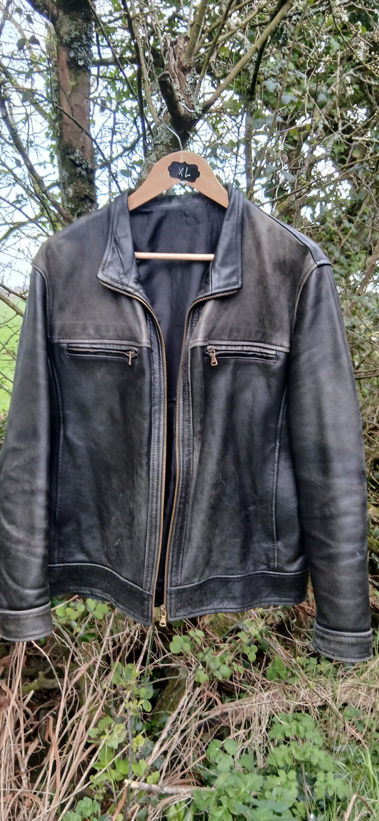 Vintage leather Jacket XL