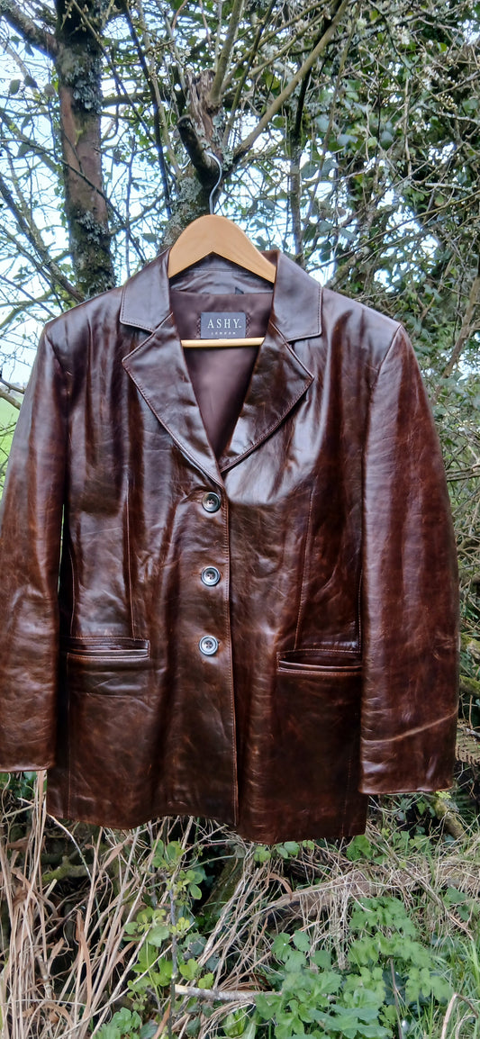 Vintage leather Jacket L