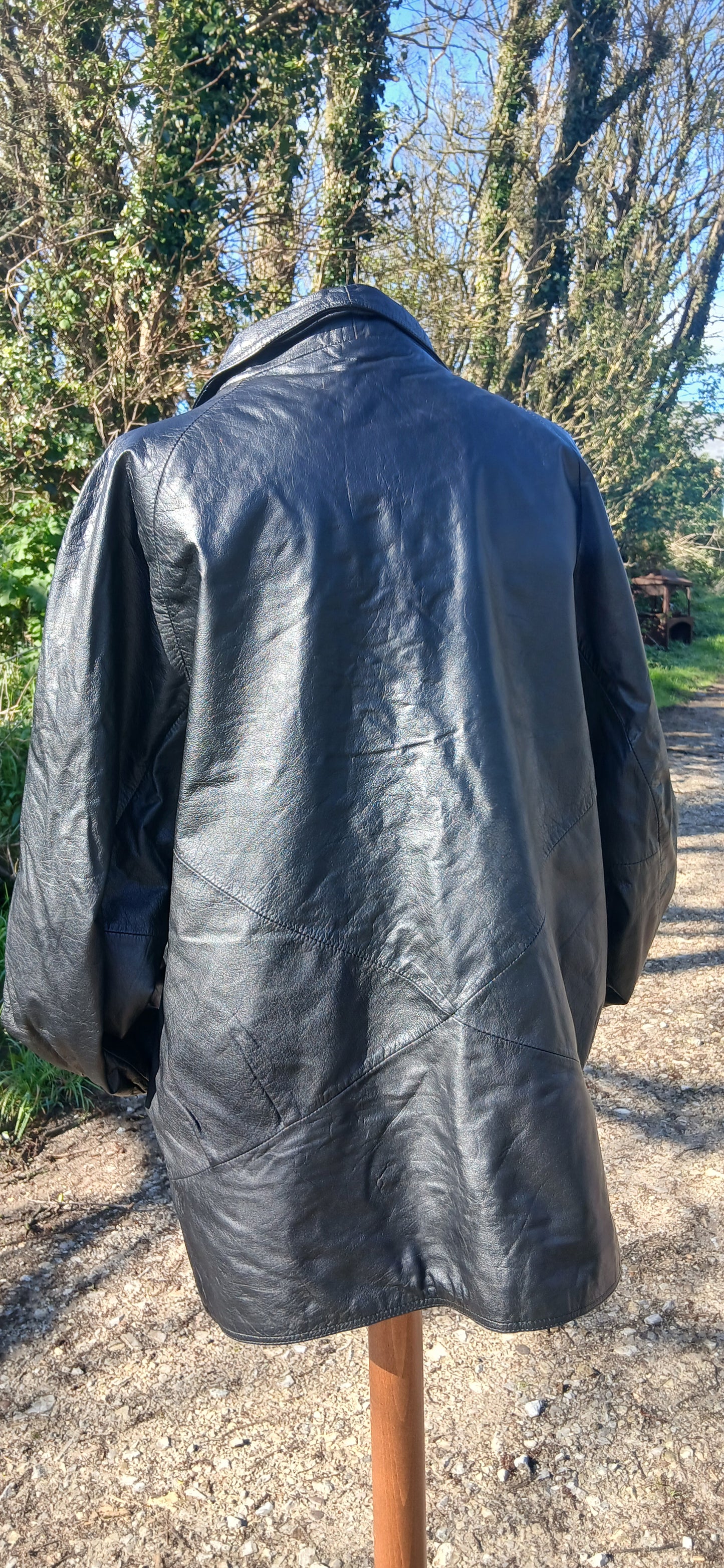 Vintage leather jacket XL