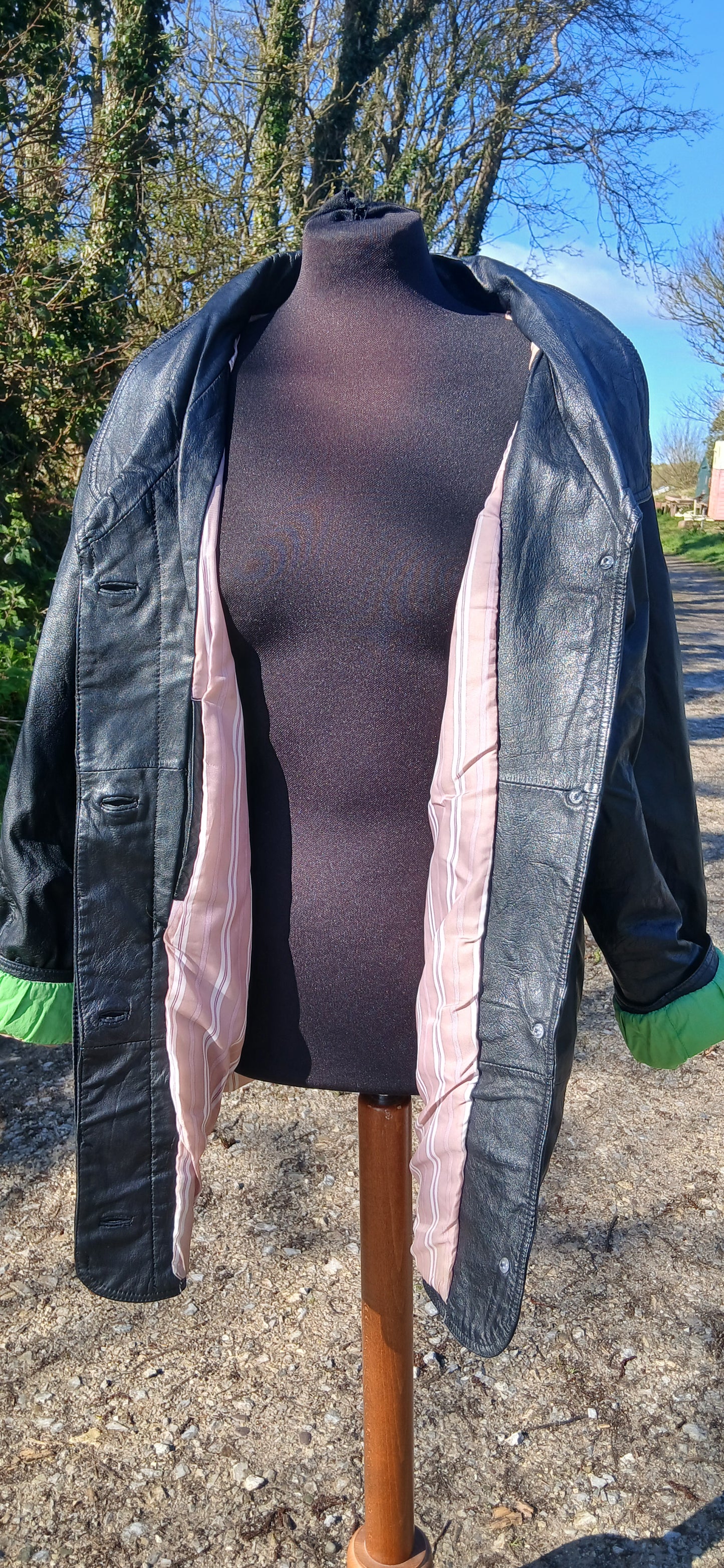 Vintage leather jacket XL