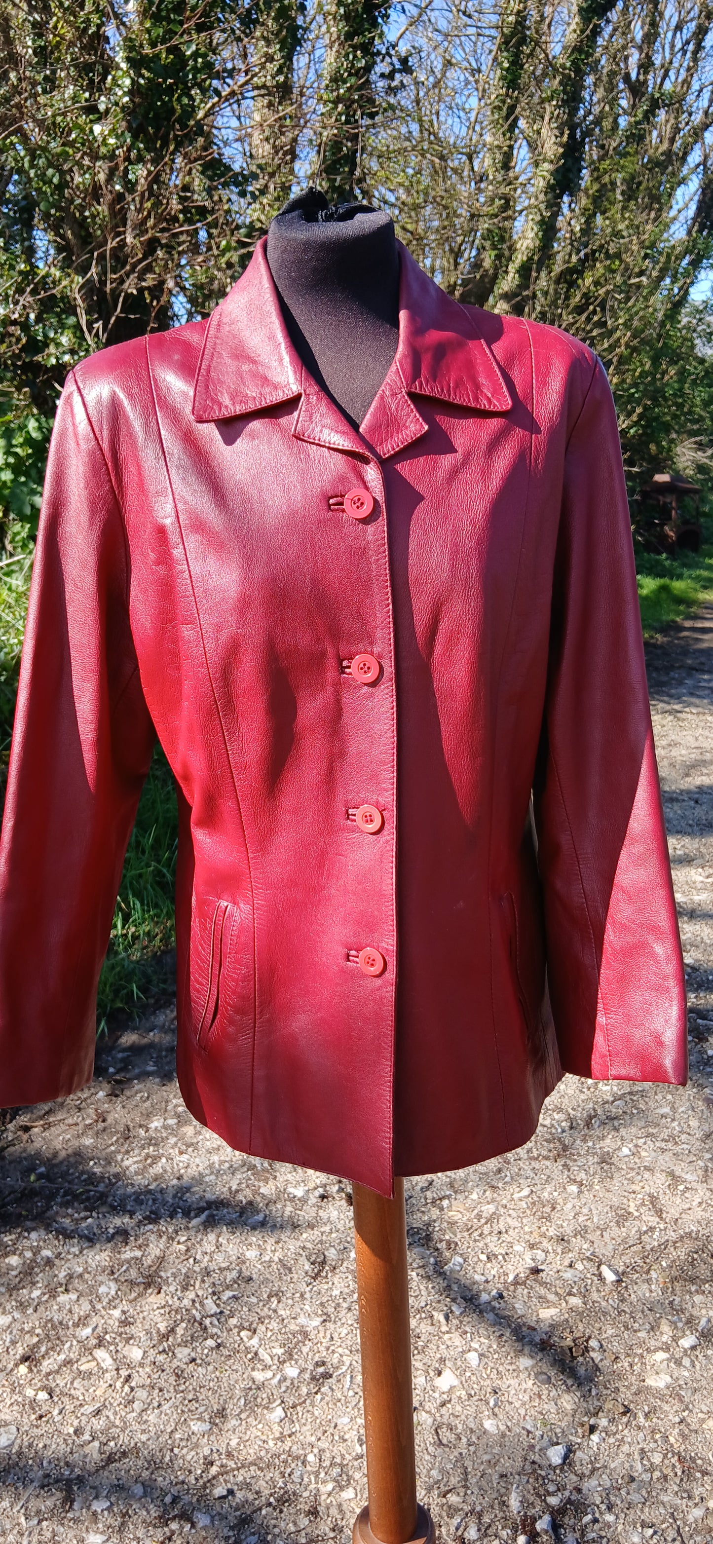 Vintage leather Jacket size 14