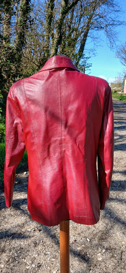 Vintage leather Jacket size 14