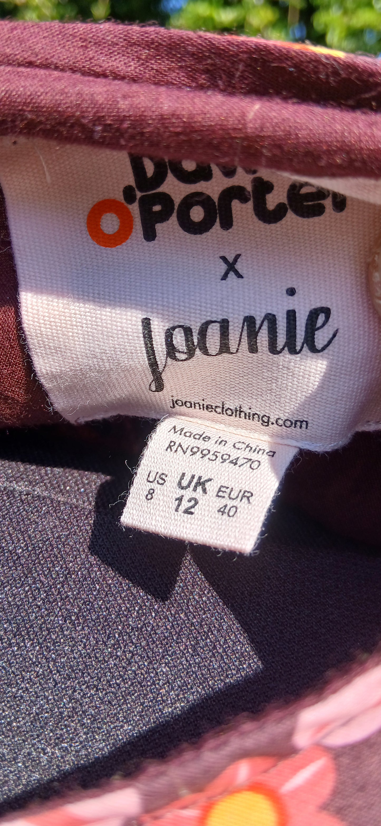 Joanie dress size 12
