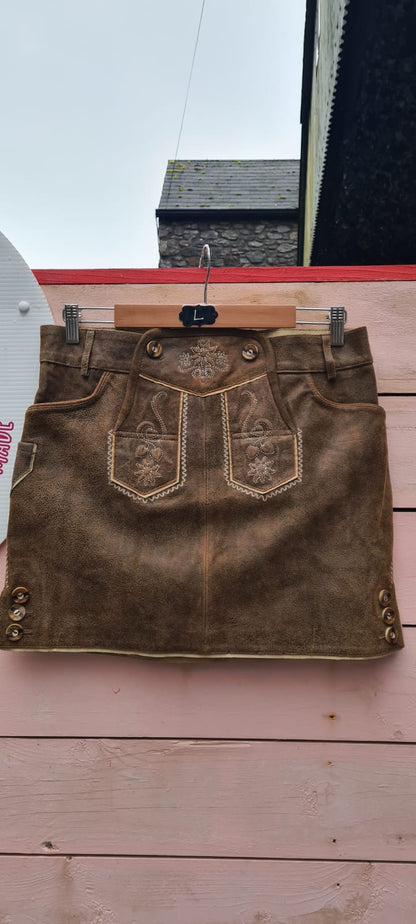 Vintage leather skirt size 12/14