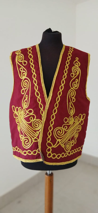 Vintage afghan vest size 18