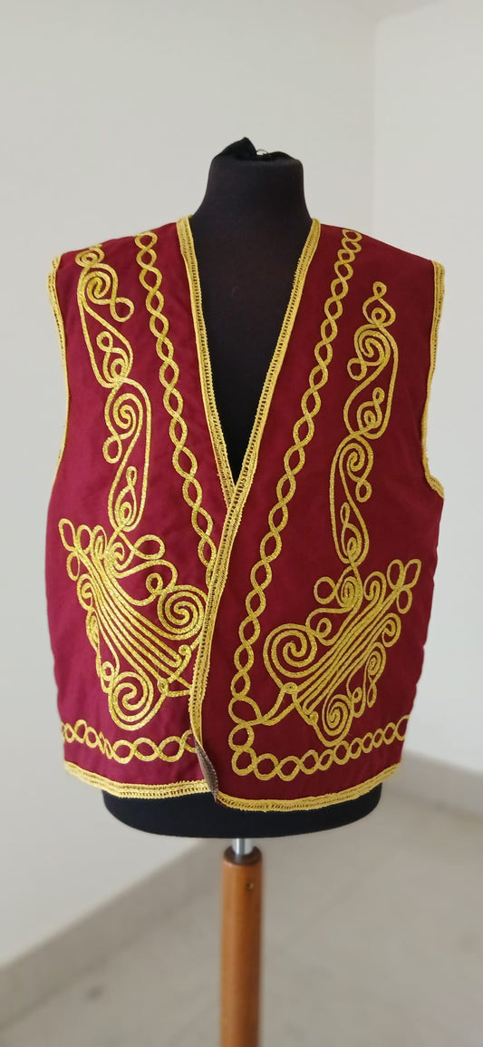 Vintage afghan vest size 18