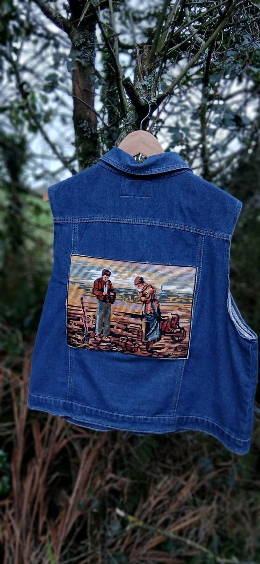 'Like a Prayer' Reworked denim size 18