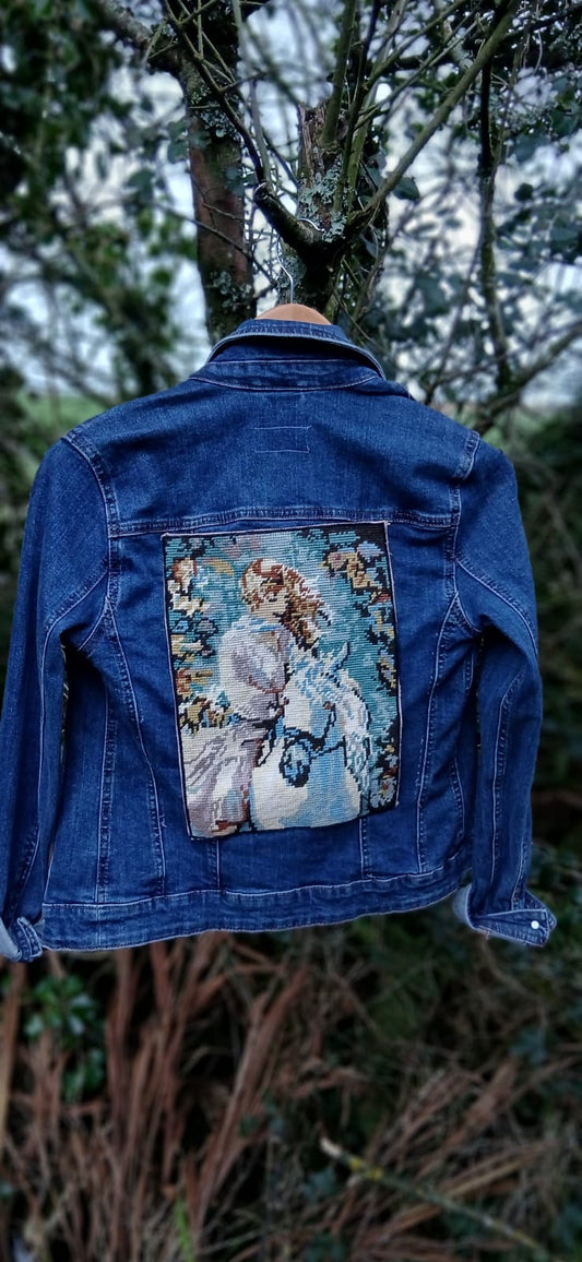 'Lady Godiva' Reworked denim size 14