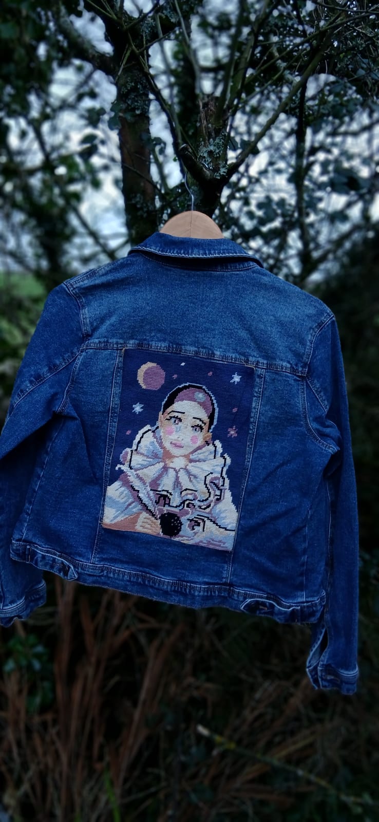 "Clowning around' Reworked denim size 10