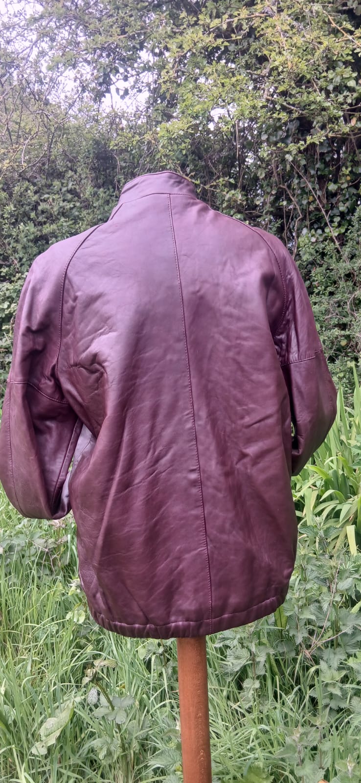 Vintage leather jacket size 14