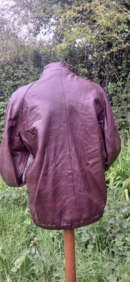 Vintage leather jacket size 14