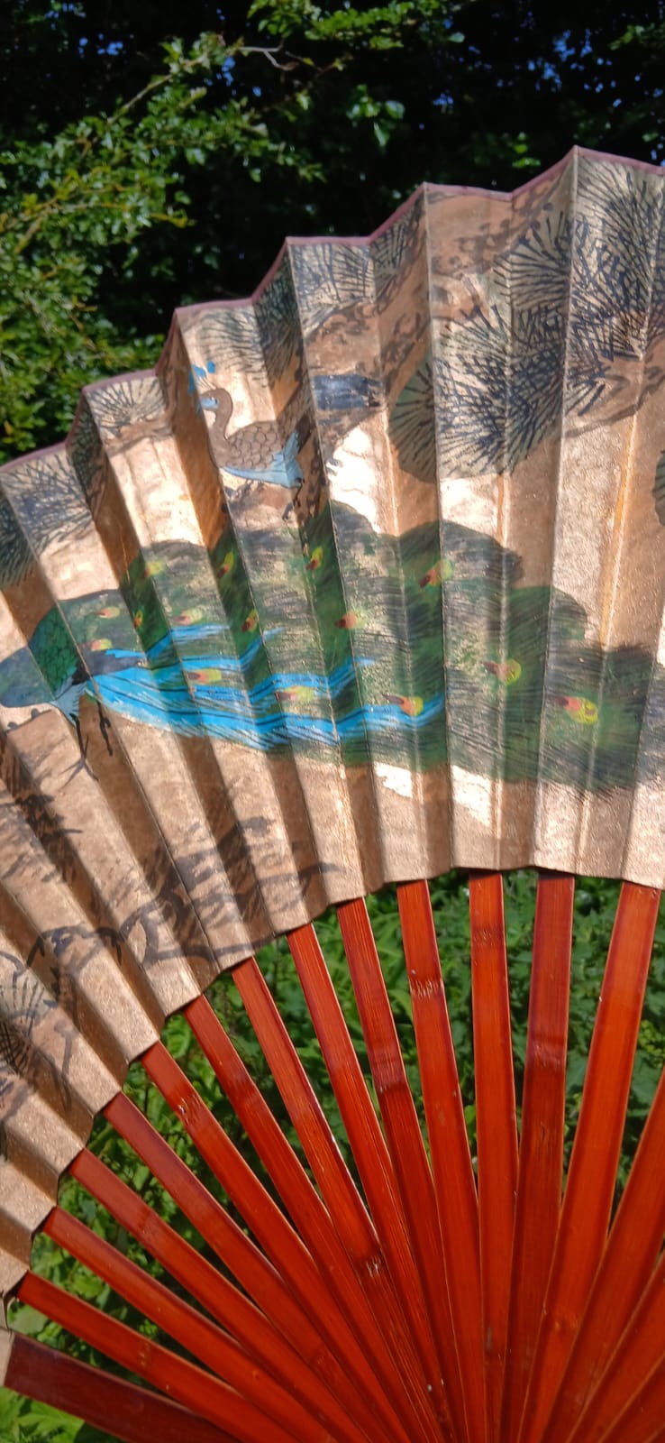 Asian vintage wall fan