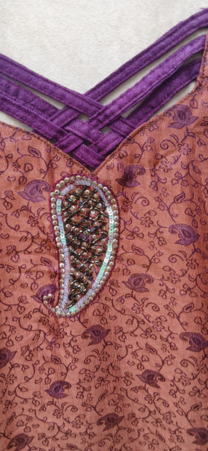 Silk tunic size 12
