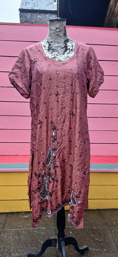Silk tunic size 12