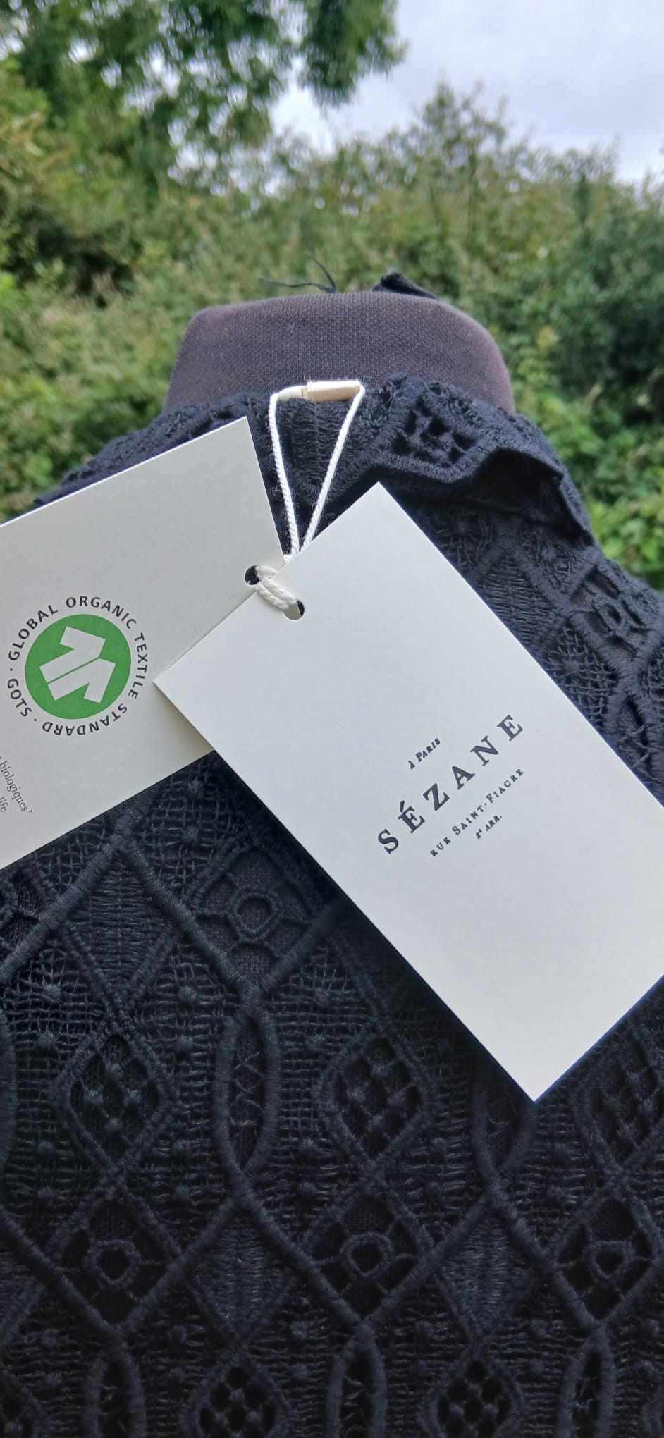 Sezane chio blouse size 8