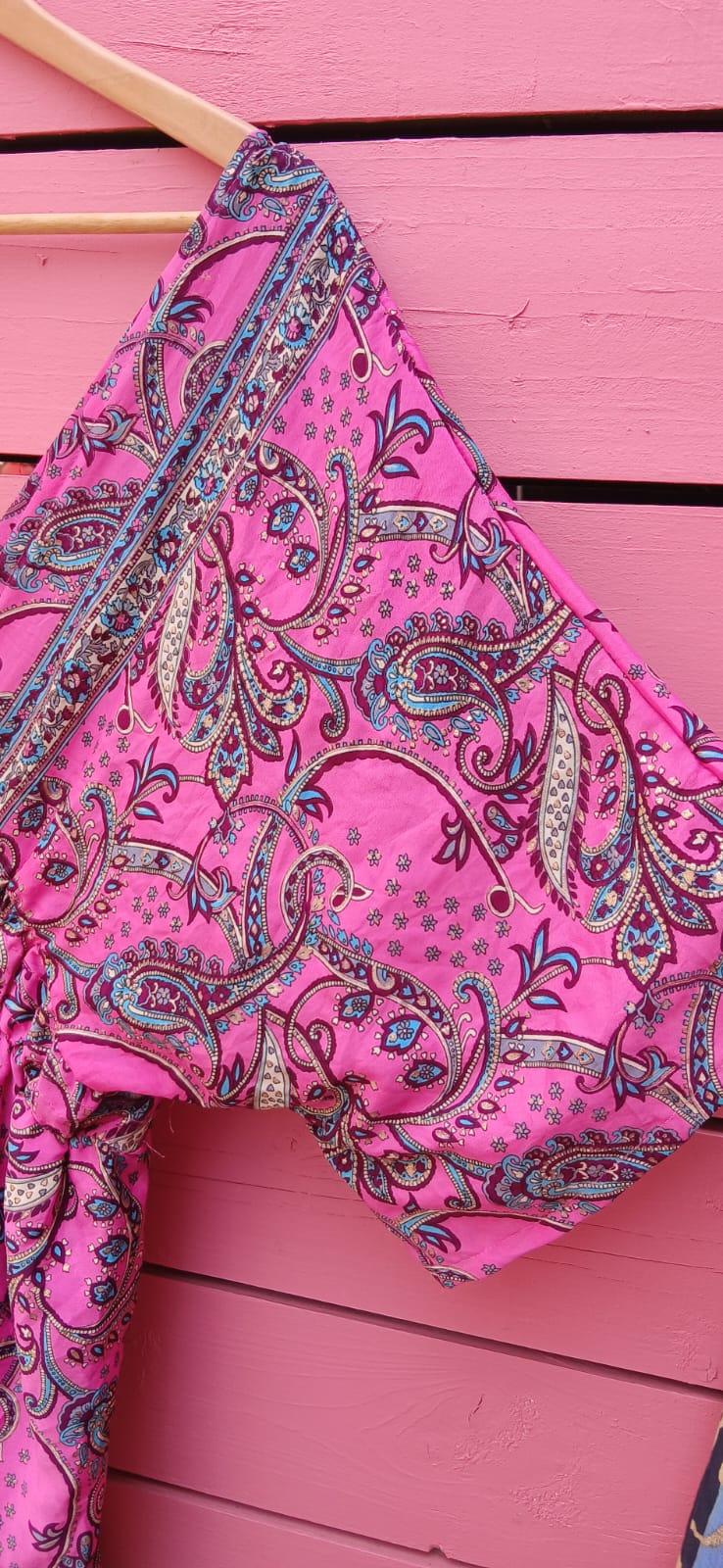 Silk Boho dress one size