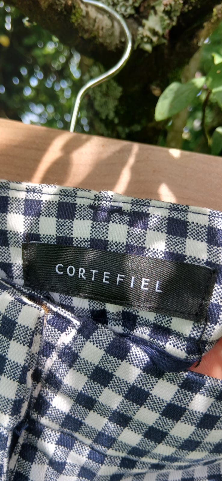 Gingham trousers size 12