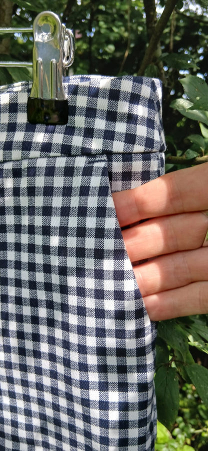 Gingham trousers size 12