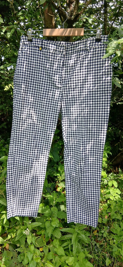 Gingham trousers size 12
