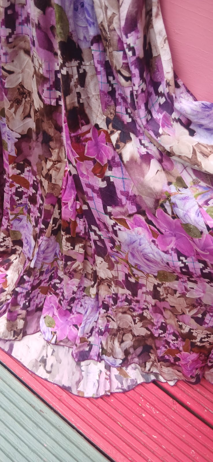 Vintage silk dress one size