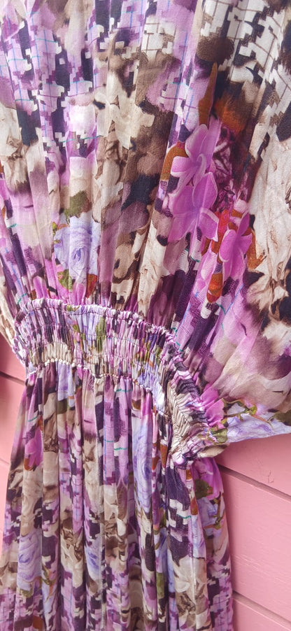 Vintage silk dress one size