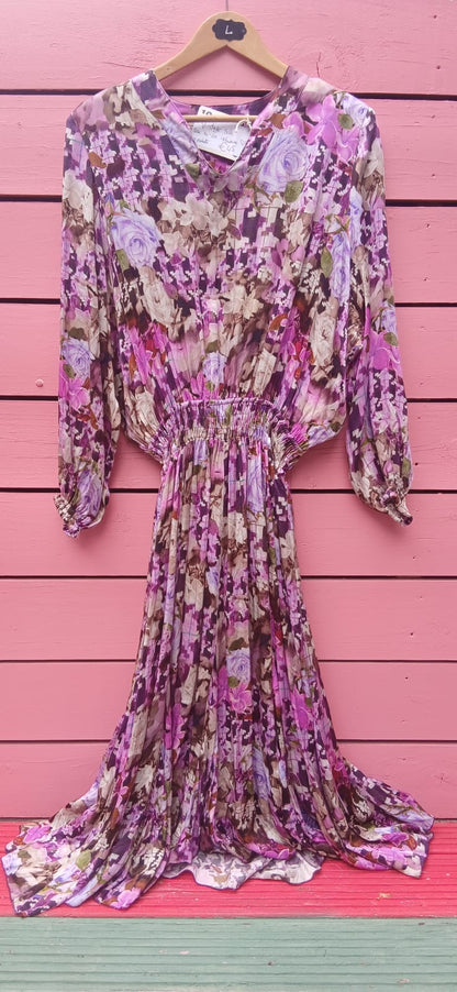 Vintage silk dress one size