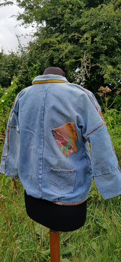 Reworked denim size 8