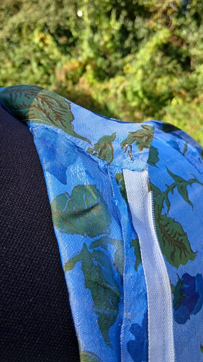Vintage 70s Prairie Floral Maxi Dress
