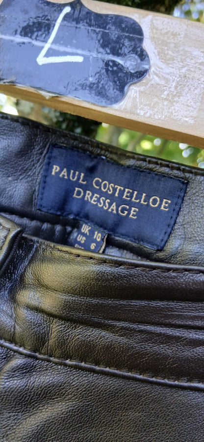 Paul Costello leather pants size 10