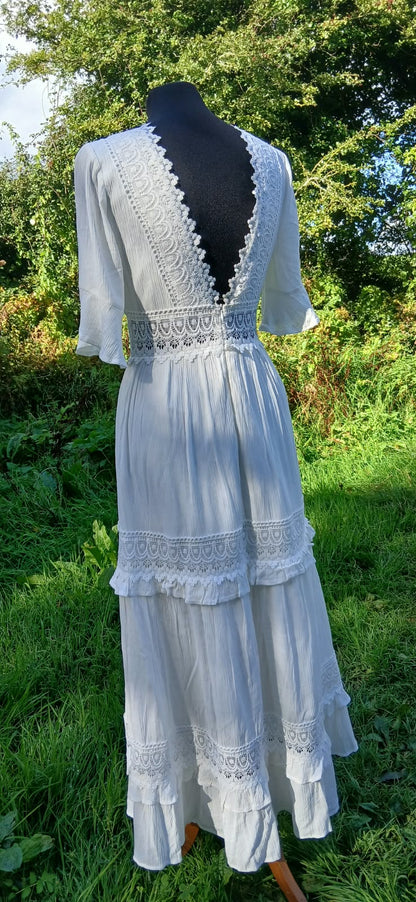Vintage bohemian dress size 8