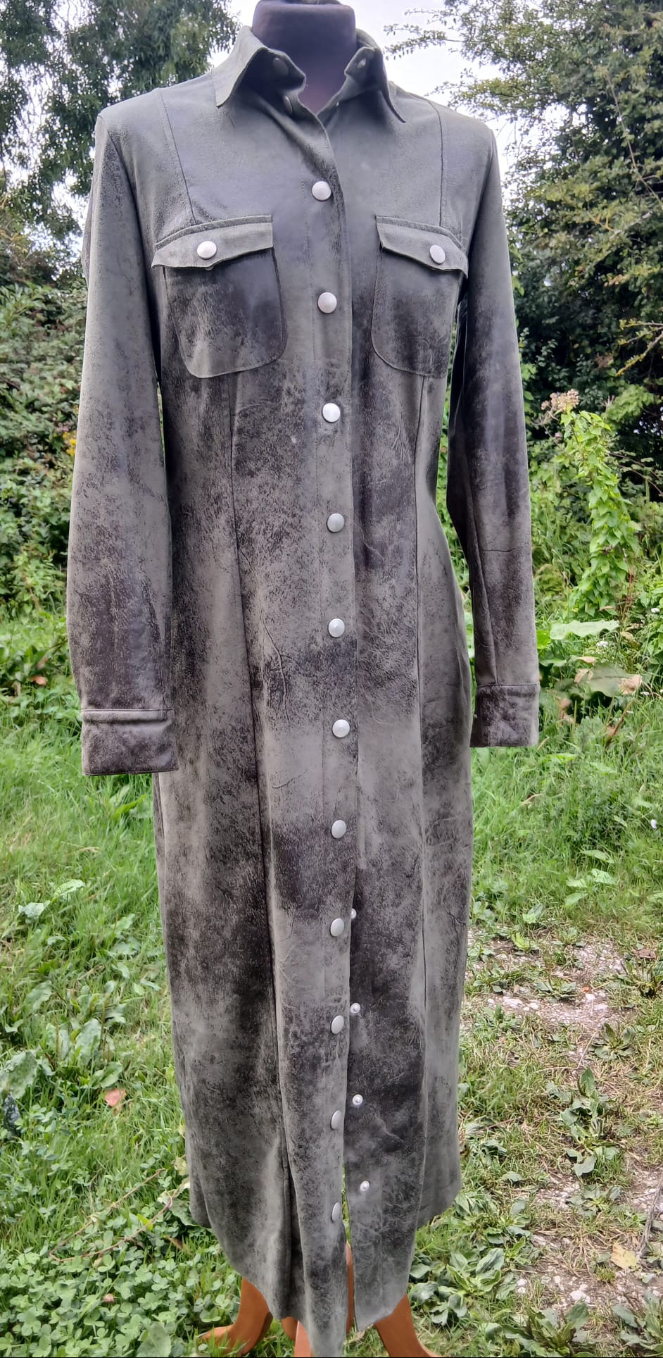Crème de la Crème Midi Shirt Dress Size S
