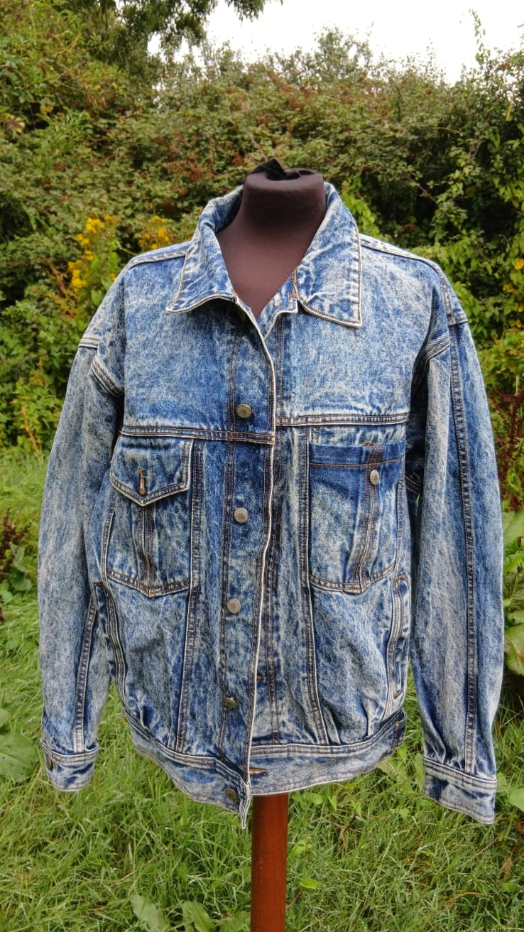 Vintage Jordache 80s Acid Washed Jacket
