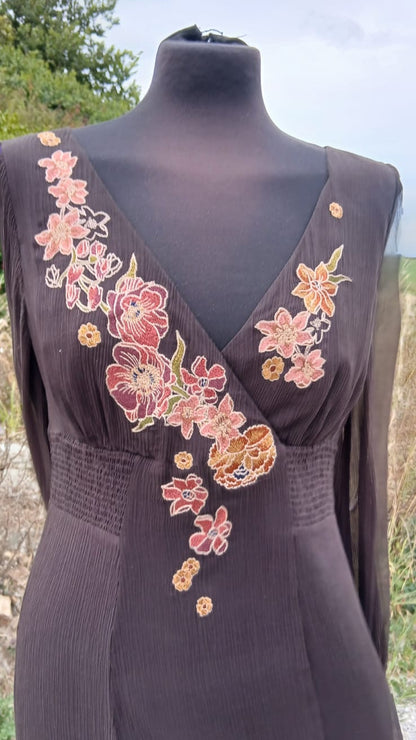 Karen Millen Floral Midi Dress size 10