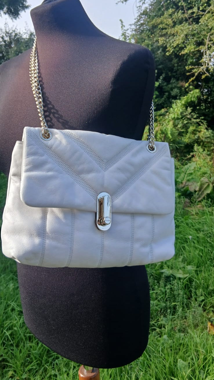 Ted Baker Ivory Leather Crossbody Bag