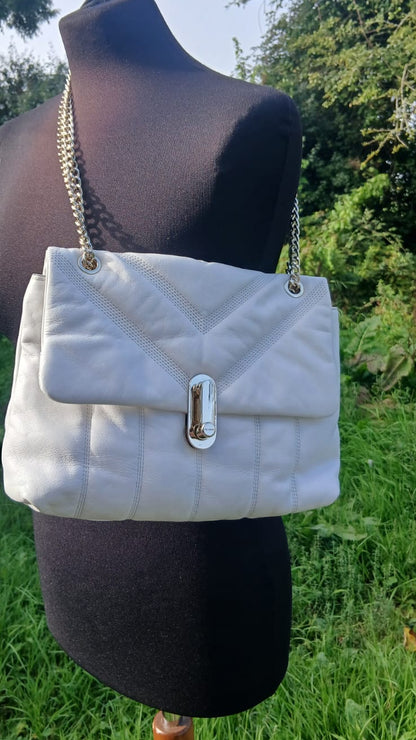 Ted Baker Ivory Leather Crossbody Bag