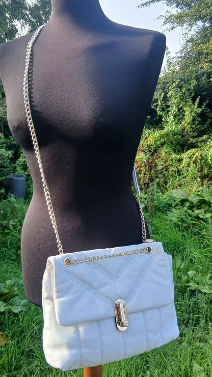 Ted Baker Ivory Leather Crossbody Bag