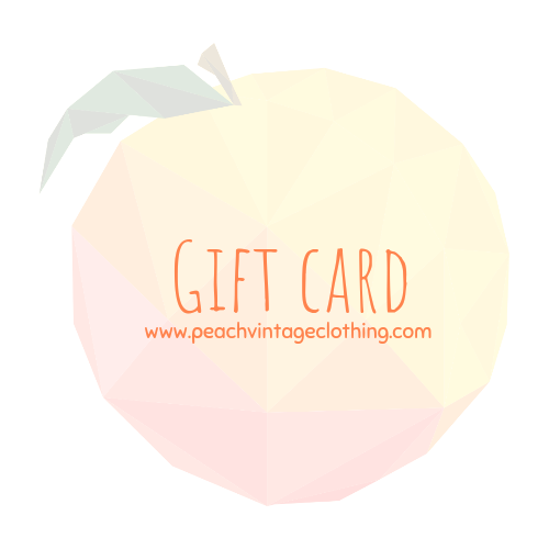 Peach Vintage Clothing Gift Card